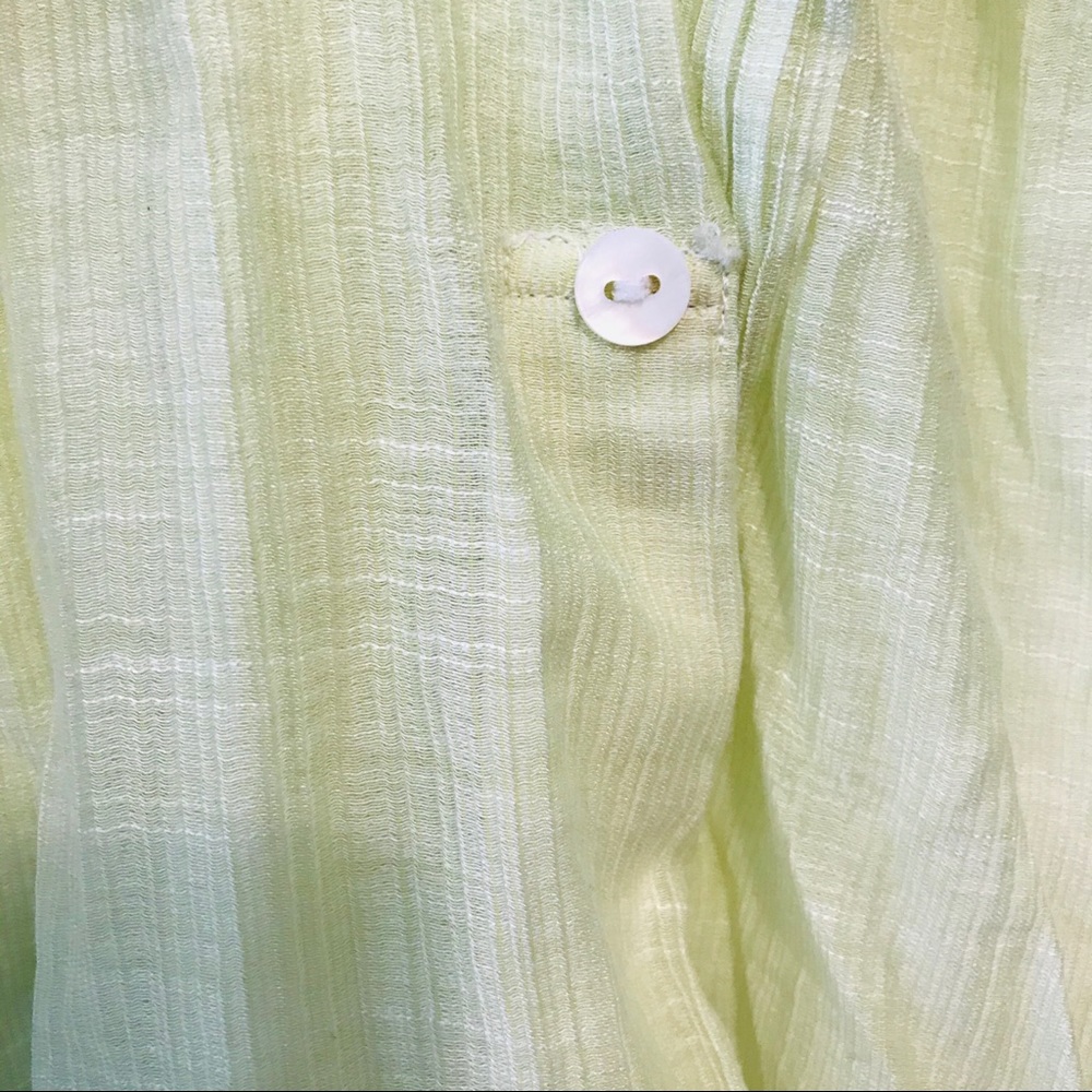 Chico’s Sheer Button Down Blouse Light Weight - image 5